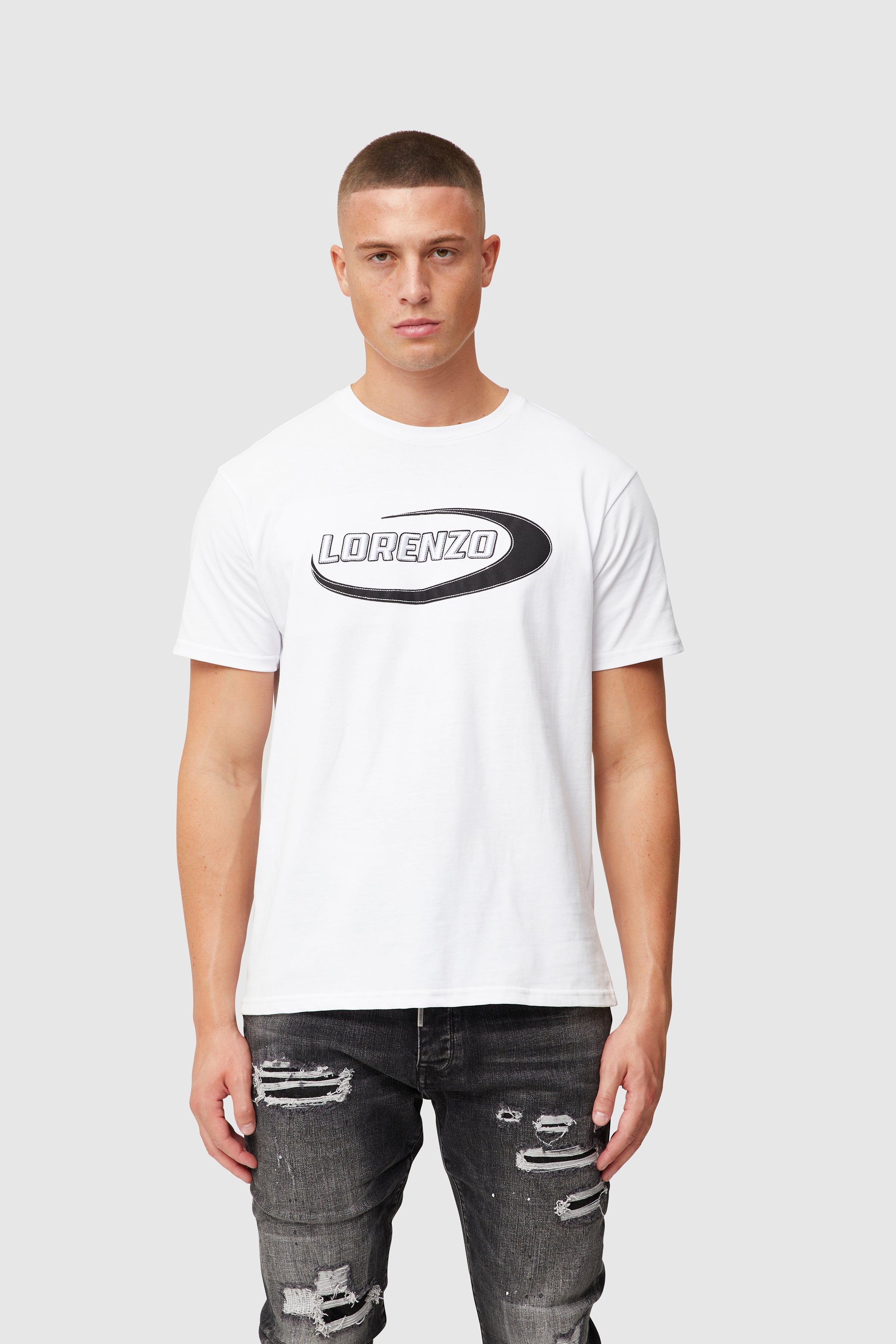 VANTAGE 2.0 TEE - GREYMARL/WHITE/BLACK