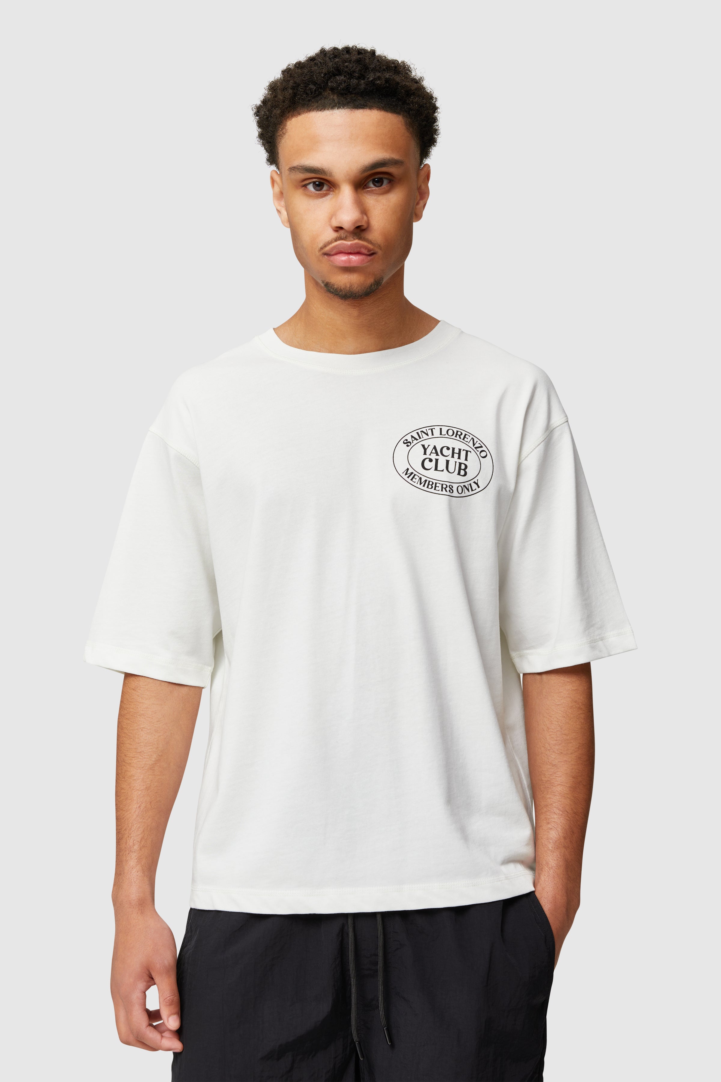 LORENZO YACHT CLUB TEE - WHITE