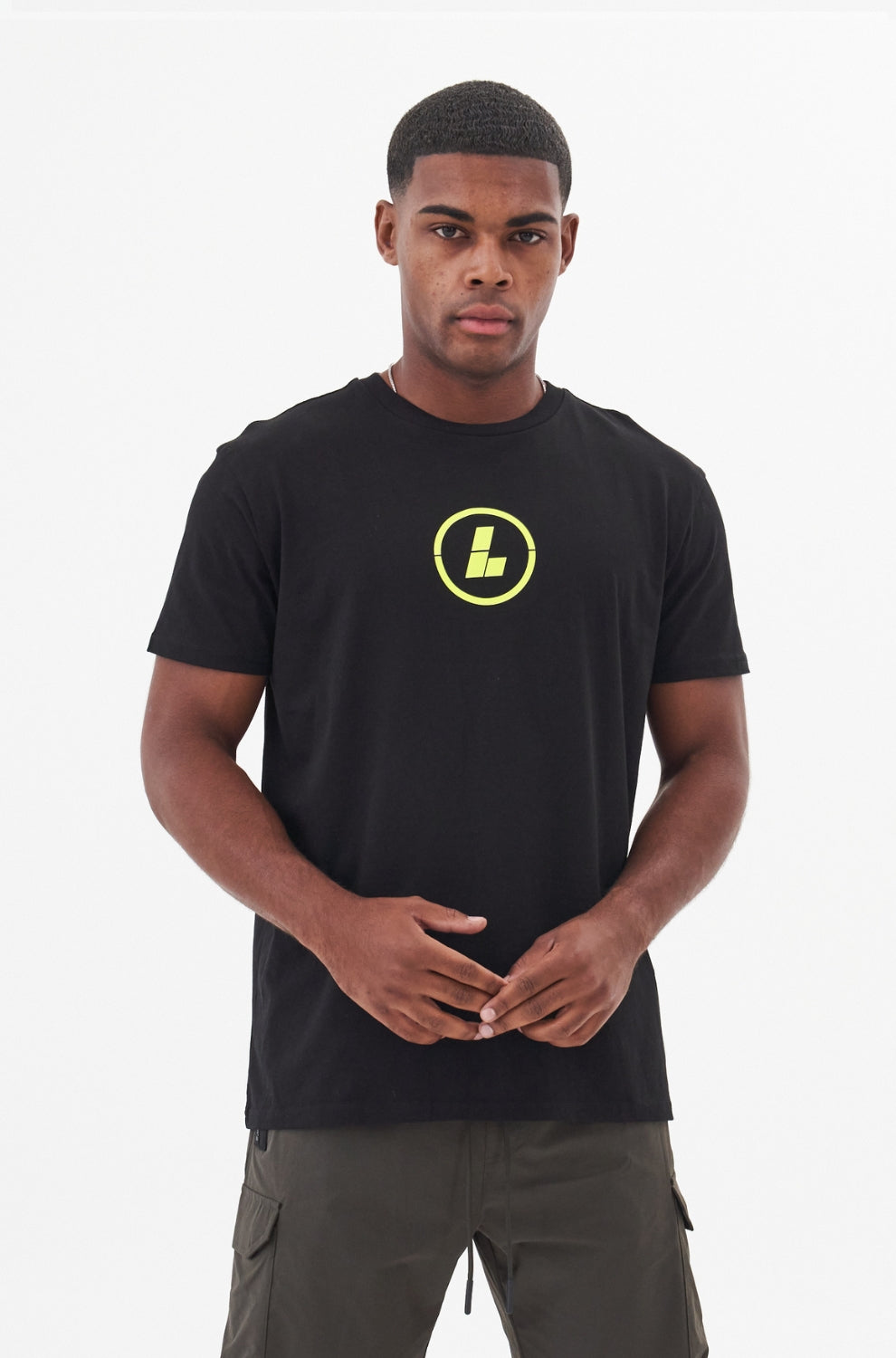 RAPIDE TEE - BLACK/YELLOW