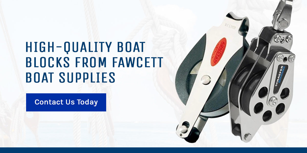 High-Quality Boat Blocks From Fawcett Boat Supplies