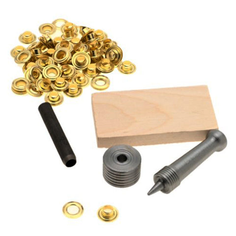 Lord & Hodge Brass Grommet Kit - 7/16 Size 3