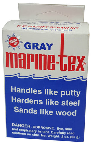 Travaco Marine Tex Epoxy Putty Gray 14 oz.