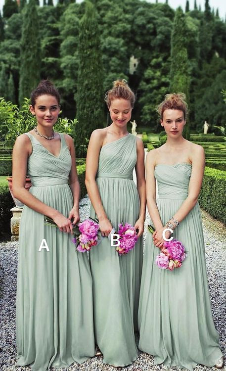 lime green and hot pink bridesmaid dresses