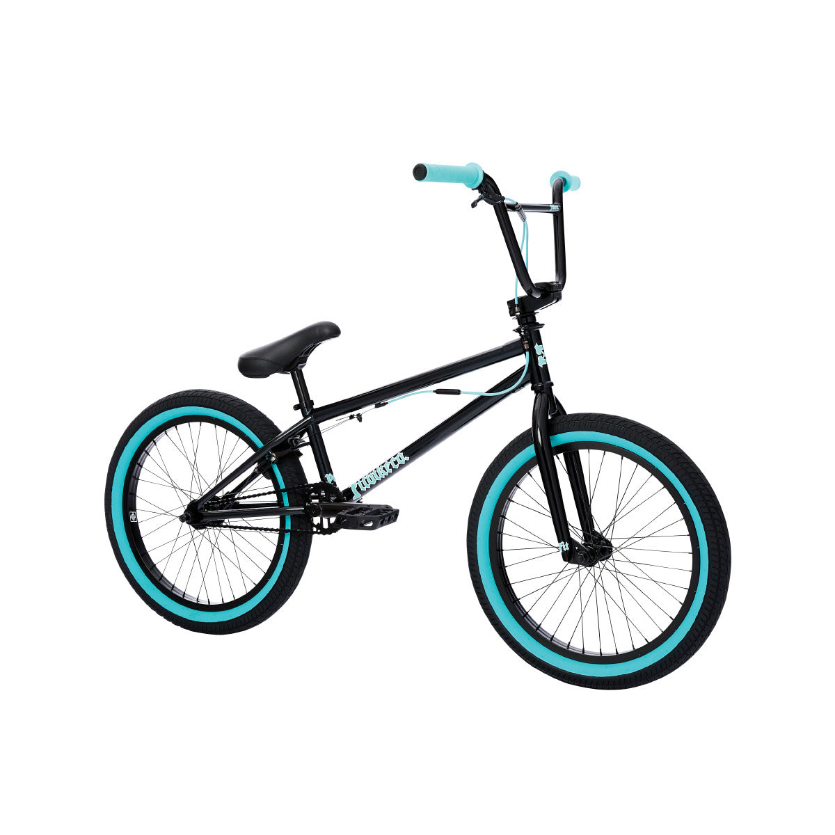 teal bmx frame