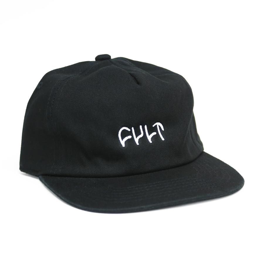 Cult Logo Cap Black BMX Hat – The Secret BMX Shop