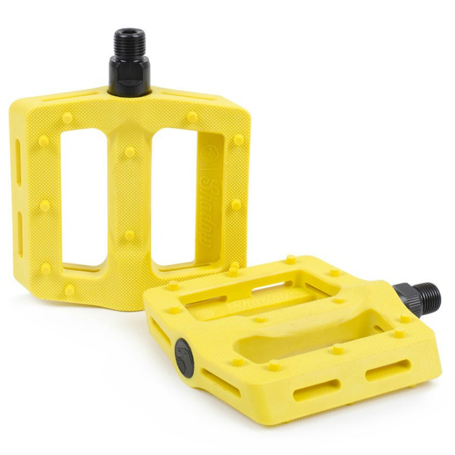 yellow bmx pedals