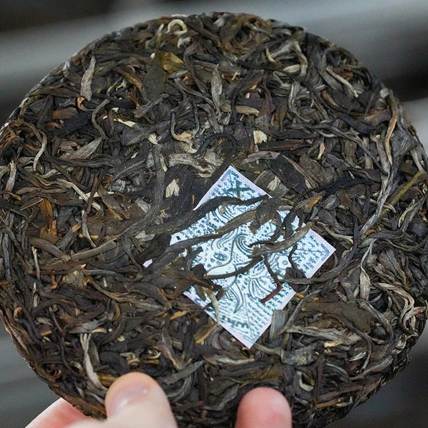 raw Puer tea cake