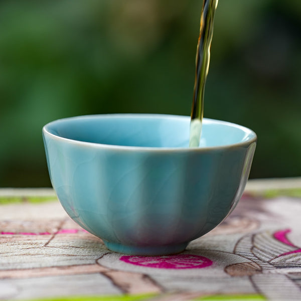 blue ruyao gongu teacup