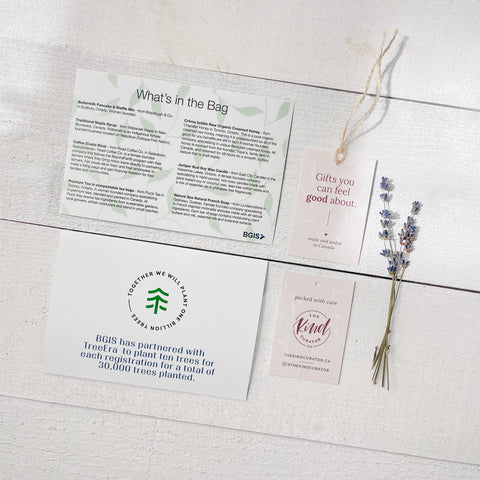Eco-friendly packaging, hang tags, thank you cards