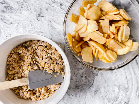 Homemade apple crisp