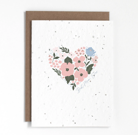 Mother's Day plantable greeting card