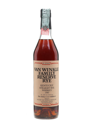 Van Winkle Family Estate Reserve Rye 1985 Vintage 750ml