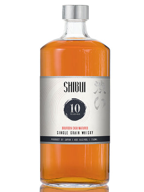 Shibui 10 Year Old Single Grain Bourbon Cask Japanese Whisky 750ml