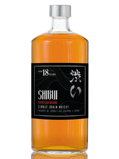 Shibui 18 Year Old Single Grain Japanese Whisky 750ml