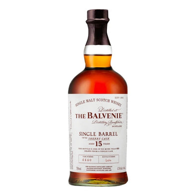 The Balvenie 15 Year Old Single Barrel Sherry Cask Single Malt Scotch Whisky 750ml