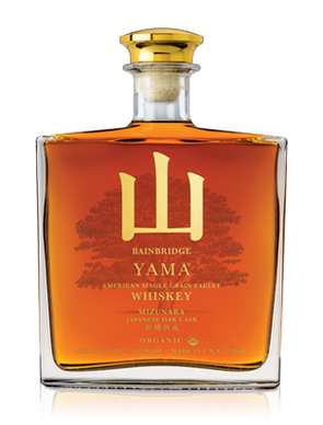 Bainbridge Yama Mizunara Cask Single Grain Organic Whiskey 750ml