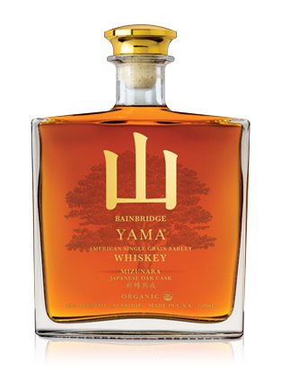 Bainbridge Yama Mizunara Cask Single Grain Organic Whiskey 750ml