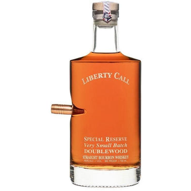 Liberty Call Special Reserve Very Small Batch Doublewood Straight Bourbon Whiskey 'Bullet Bottle' 750ml