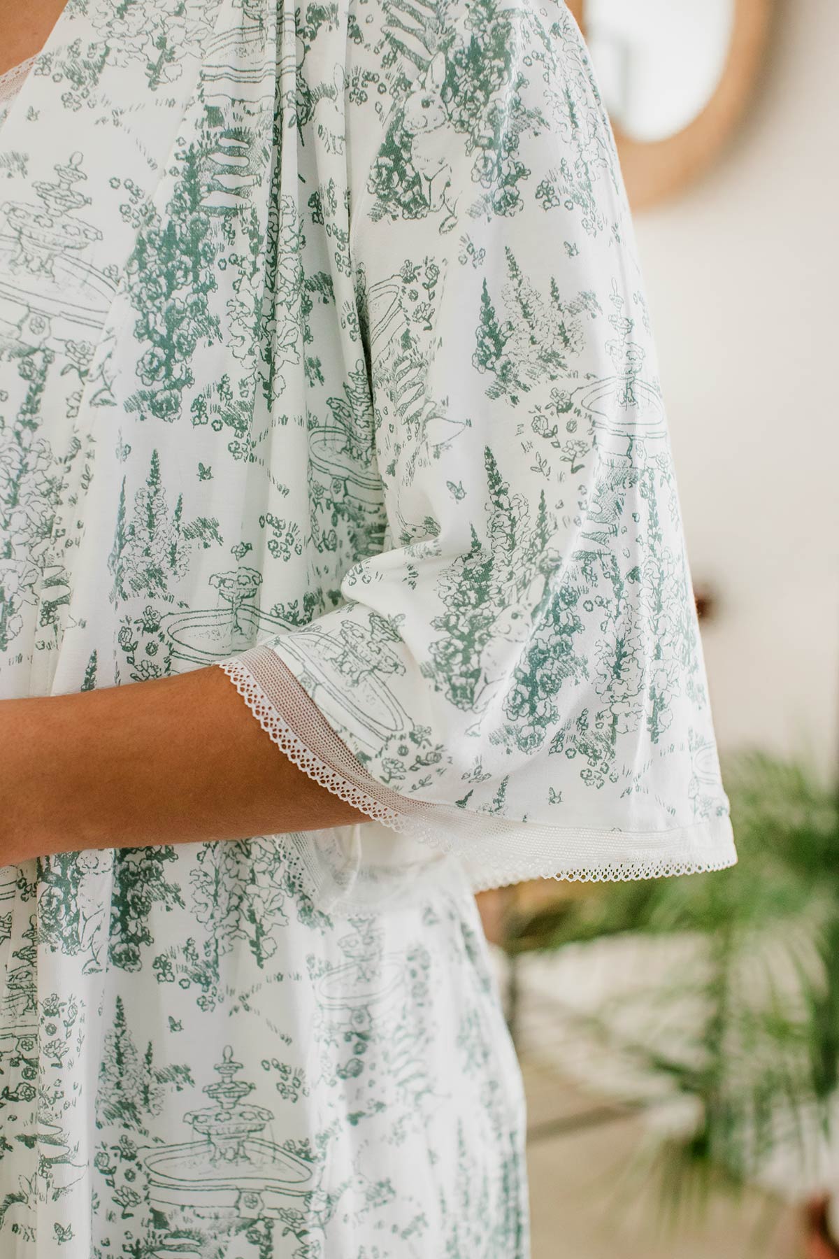 Iris Lace Bamboo Nightgown by YALA – Oregon Body and Bath