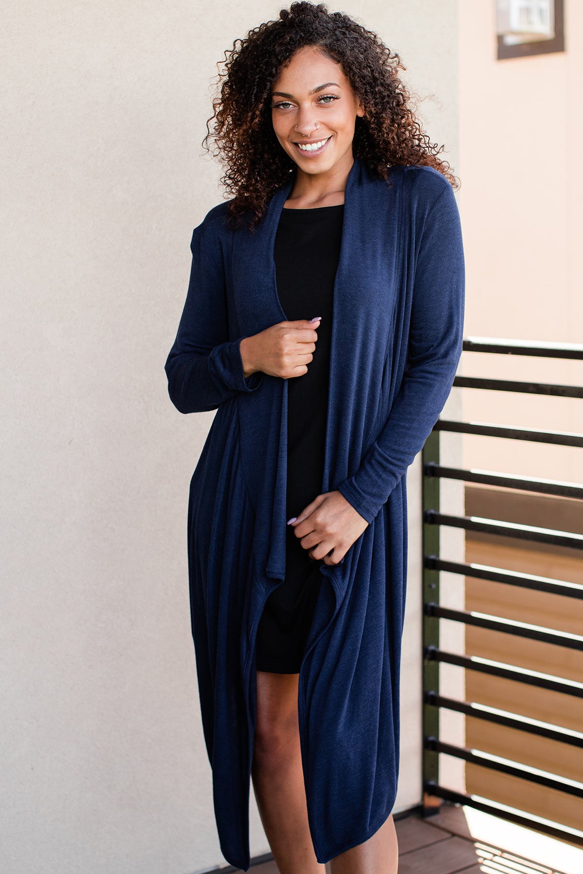 Elloit Bamboo Sweatshirt Robe by YALA | Sustainable Loungewear