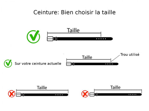 comment trouver sa taille de ceinture sur mesure en cuir faméthic famethic