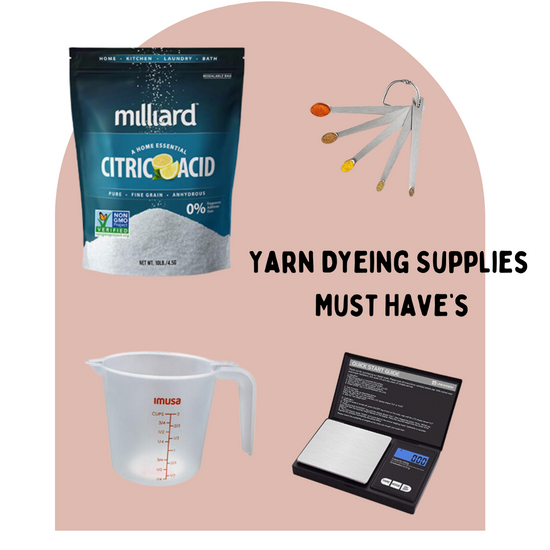 yarn dyeing supplies, yarn, yarn kit
