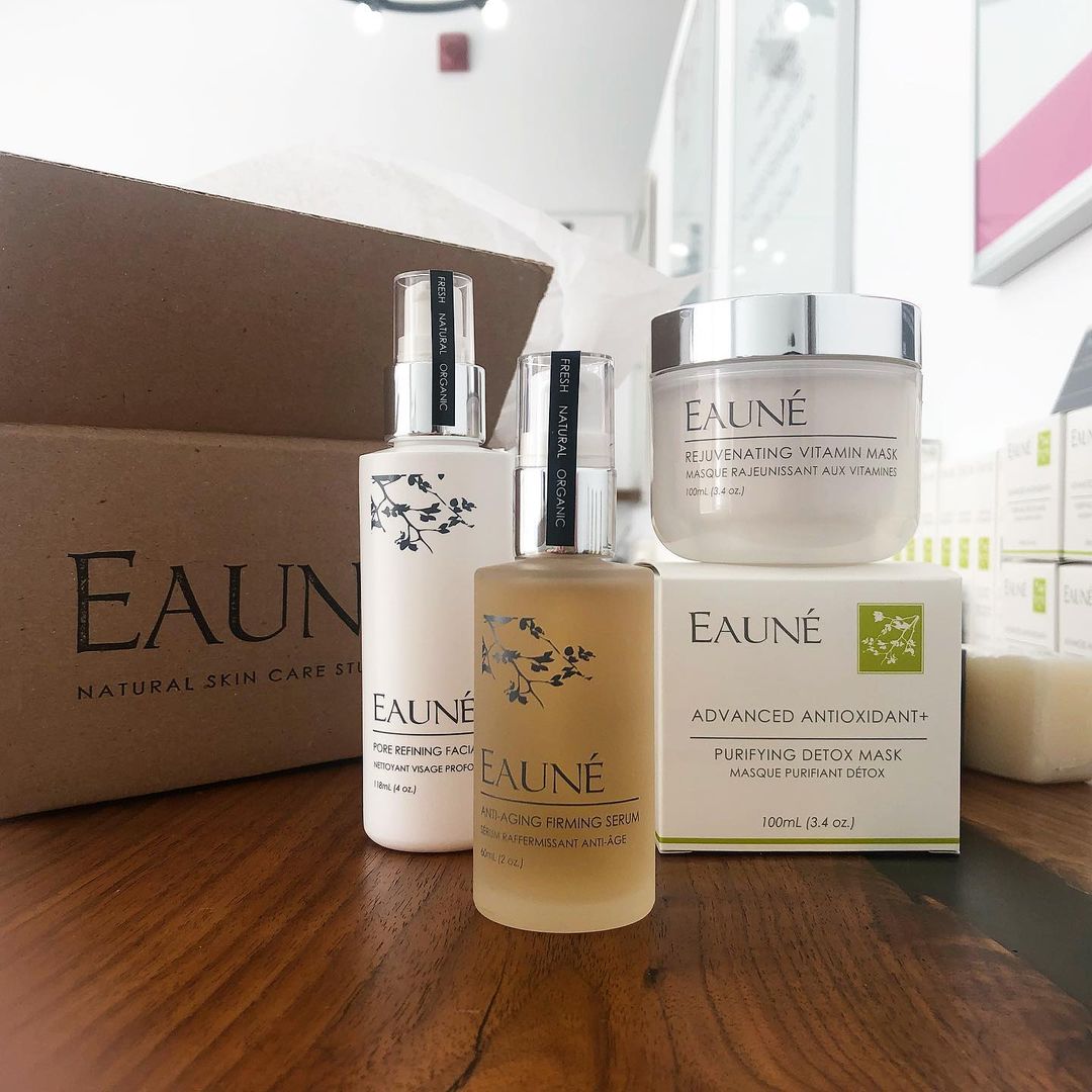 Natural face care products and gift ideas from Eaune shop in Toronto Canada
