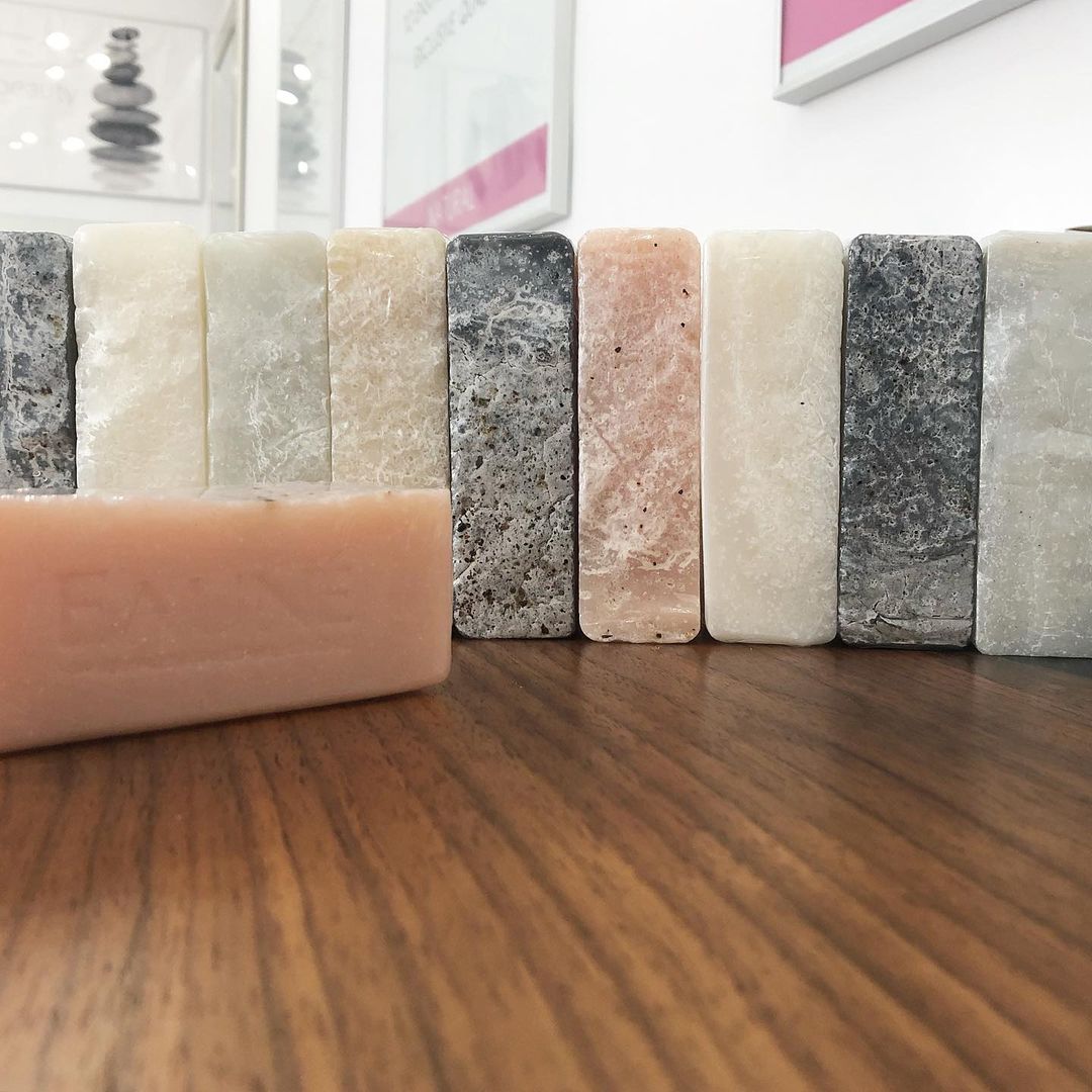 Natural soap colours from Eaune Skin Care