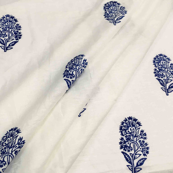 Kashmir Flower Pattern Linen By DesiCrafts