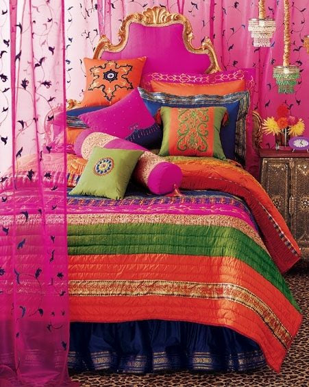 Pillow covers and cushions using vintage silk saris