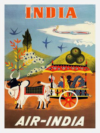 Air India Vintage Posters 