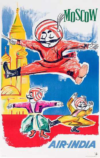 Air India Vintage Posters 