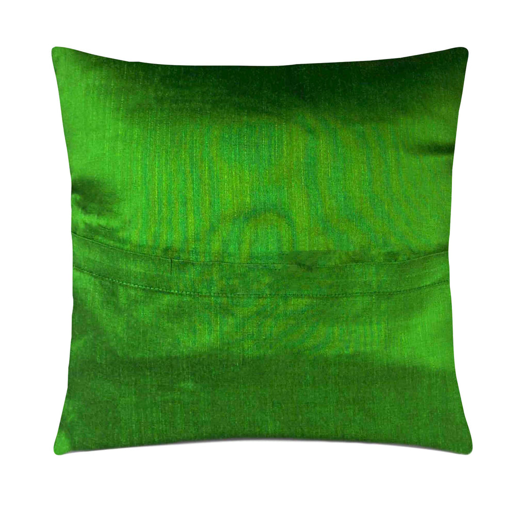 Nevy and green raw silk cushion cover buy online from India