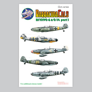 BC32365 Bf 109G Cockpit Stencils, Placards with Instrument Panel - 1/3 –  Barracuda Studios