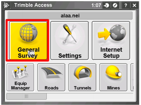 Trimble Access - General Survey