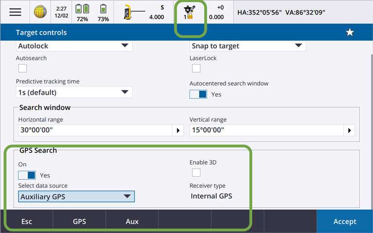 Configuring Trimble Access for GPS Search on S3 and S Series Robotic Total Stations | Positioning Solutions