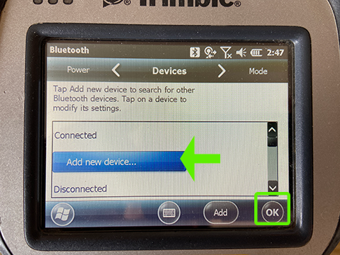 Trimble TSC3 controller - Add Bluetooth