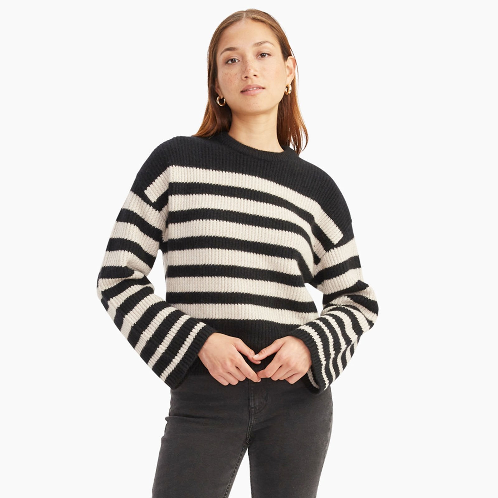 Luxe Cashmere Oversized Crewneck Sweater – NAADAM