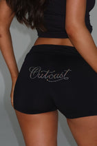 CHRISTINA BOOTY SHORTS BLACK Nav Image 2