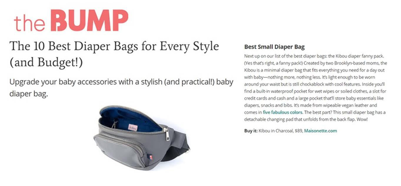 The Bump - The 10 Best Diaper Bags for Every Style (and Budget!)