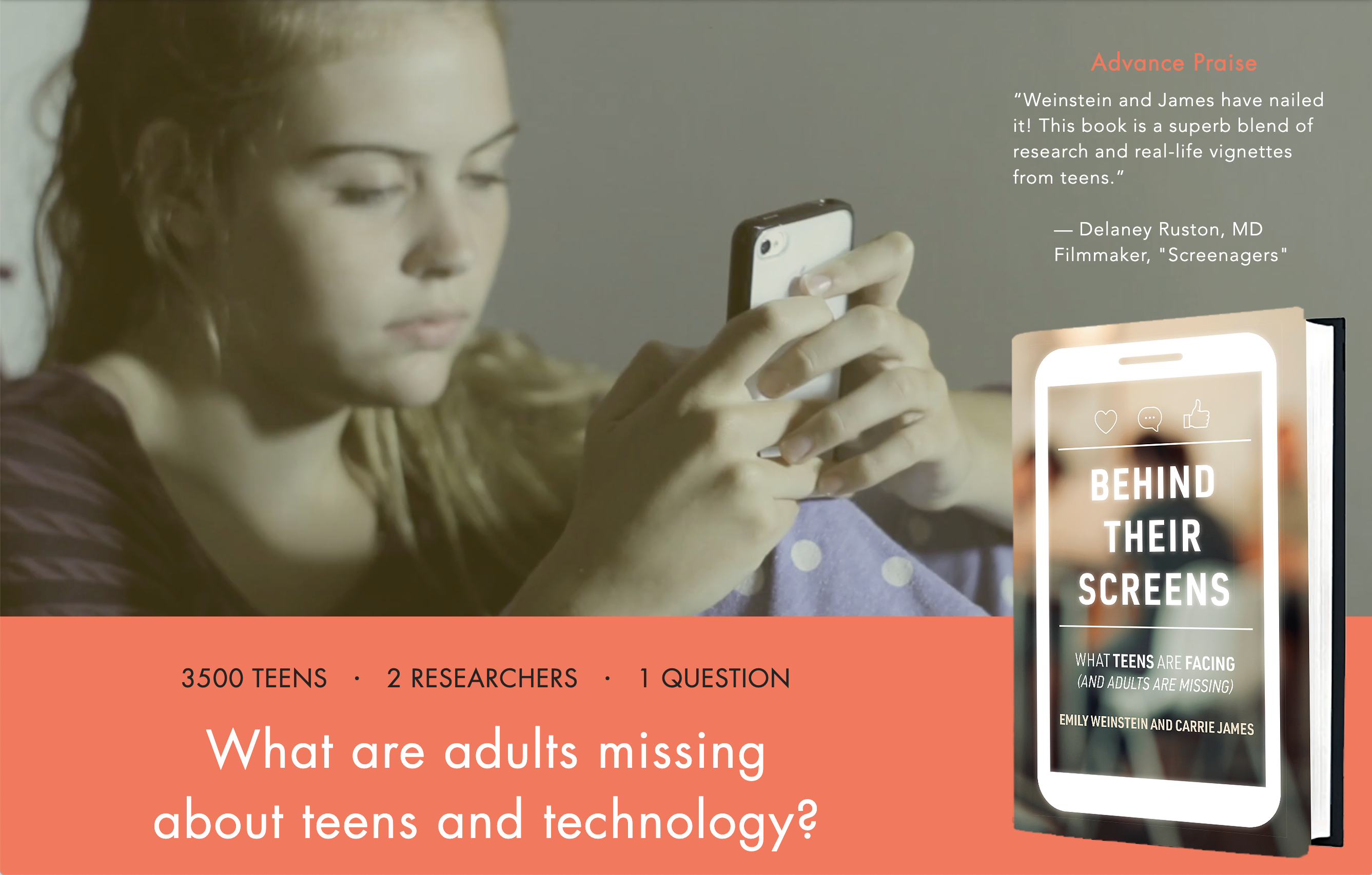 Teens and technology behind their screens emily weinstein