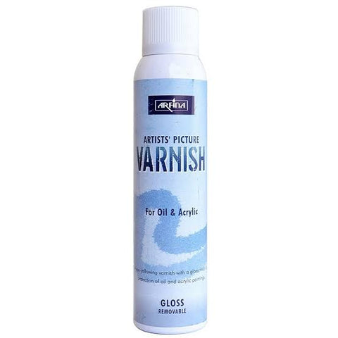 Brustro High Gloss Varnish 1000ml White Finish - Sitaram Stationers