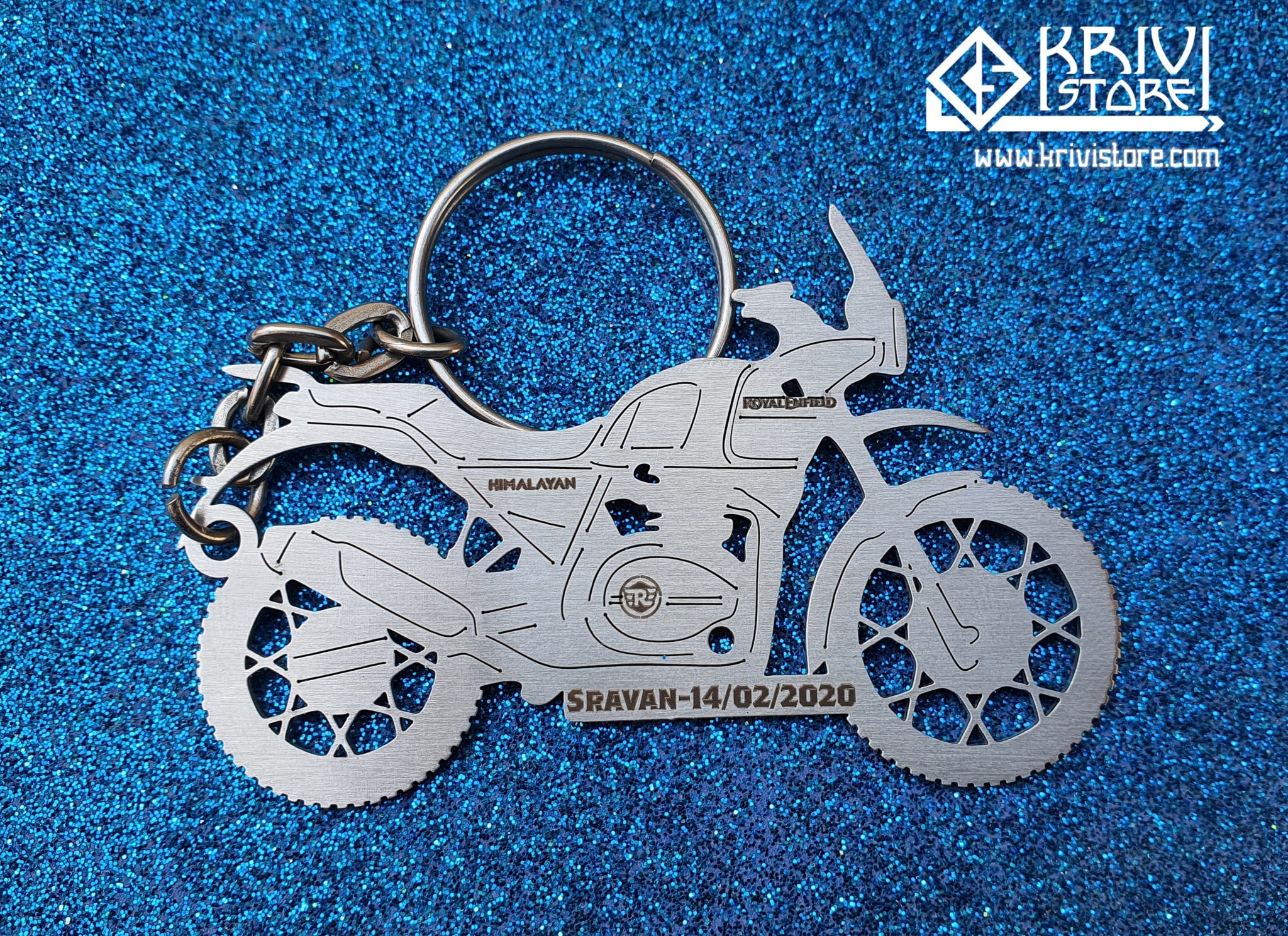 royal enfield himalayan keychain