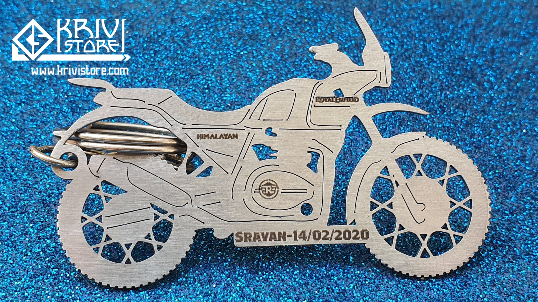 royal enfield himalayan keychain