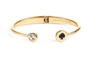 Kate Spade New York Spot The Spade Bangle Bracelet Black – Bagity