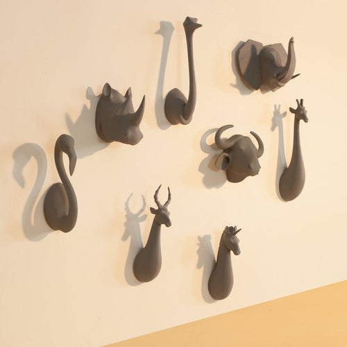 Animal Wall Hooks- Black – Shop WAKOYO