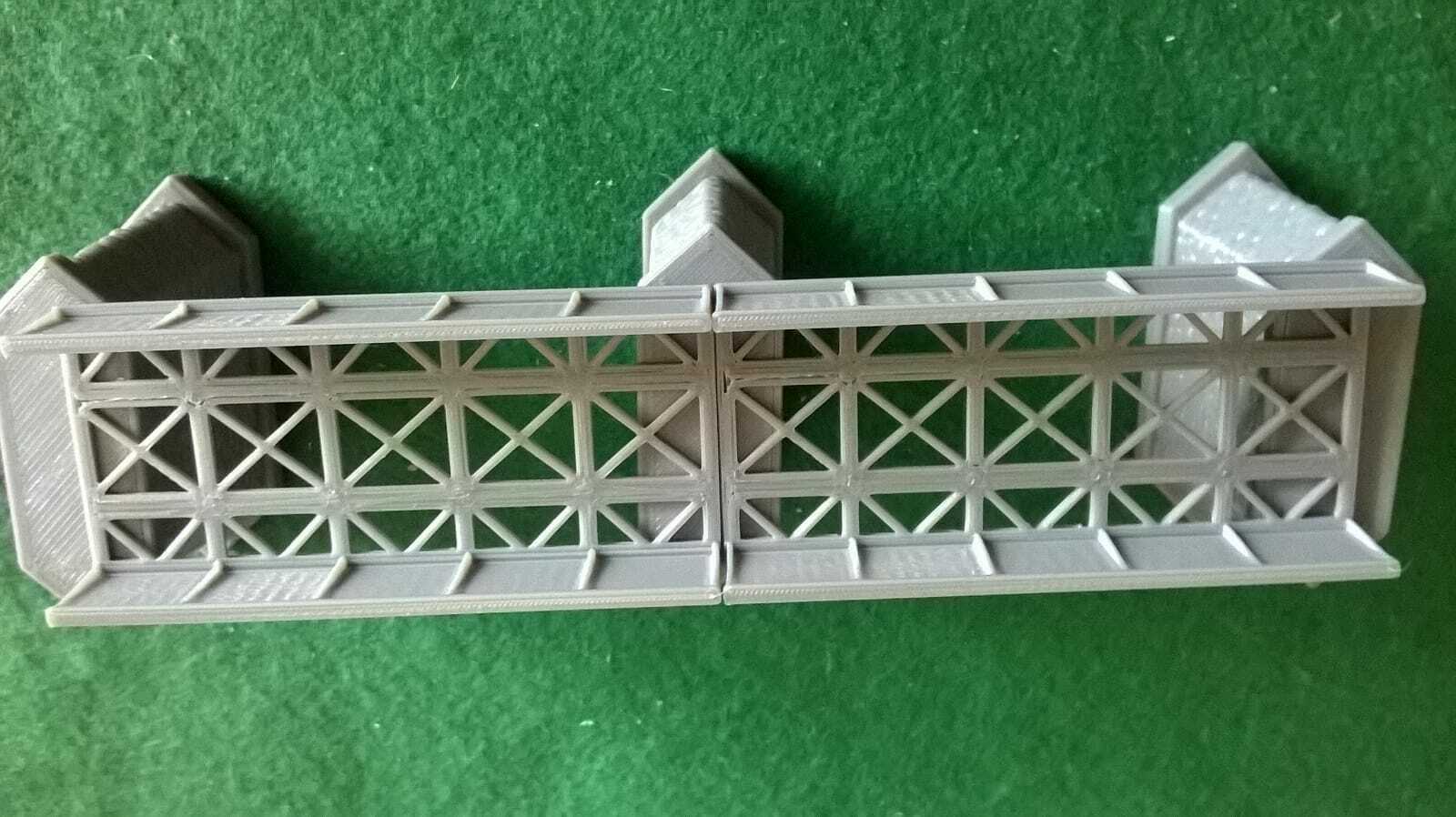 n gauge girder bridge