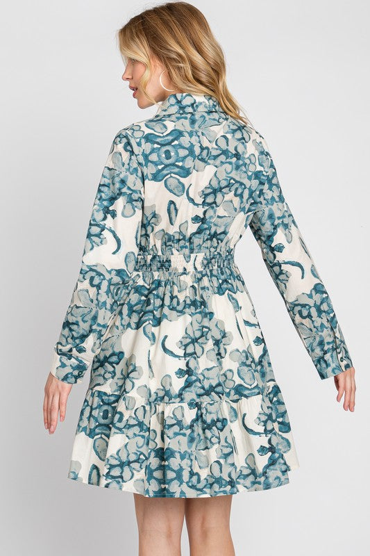 Motto Floral Print Denim Jacket – DOLLY