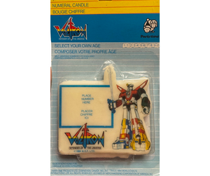 Voltron Retro Birthday Candle - Voltron.com