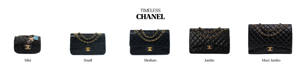 Taille sac chanel timeless luxe de seconde main vintage